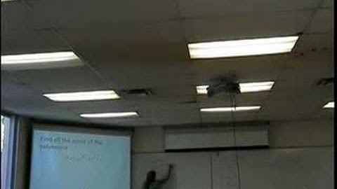 Zeros of Polynomial Functions (part 5)