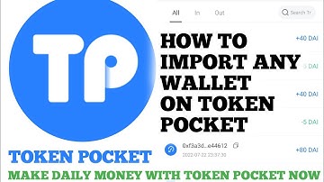 TokenPocket Wallet: How to Import Any Wallet on Token Pocket | Make $200 Daily With Token Pocket NOW