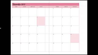 Agenda 2022 PDF semanal Más Feliz para imprimir y comercializar