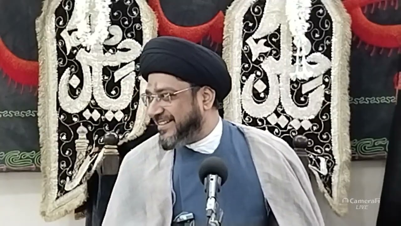 MAJLIS  E AZA BARAY ISALE SAWAB MOULA NA SAYED ZAKI HASAN IMAMIYA MASJID MUMBAI 