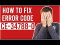 How to Fix Error CE-34788-0 on PS4