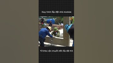 💥Toàn cảnh quy trình từ a - z lắp đặt nhà module bê tông CHỈ TRONG 4 NGÀY