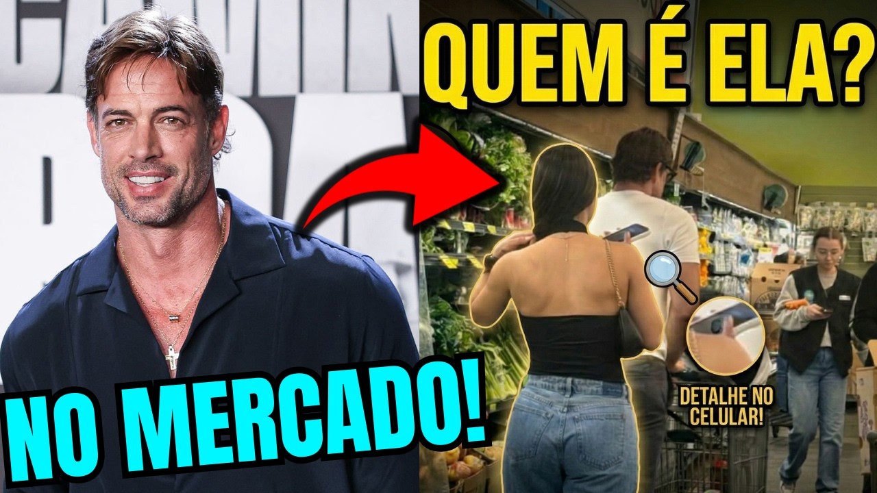 FLAGRA: WILLIAM LEVY FAZENDO COMPRAS COM MULHER MISTERIOSA! Elizabeth ou Samadhi? SAIBA DE TUDO!!!