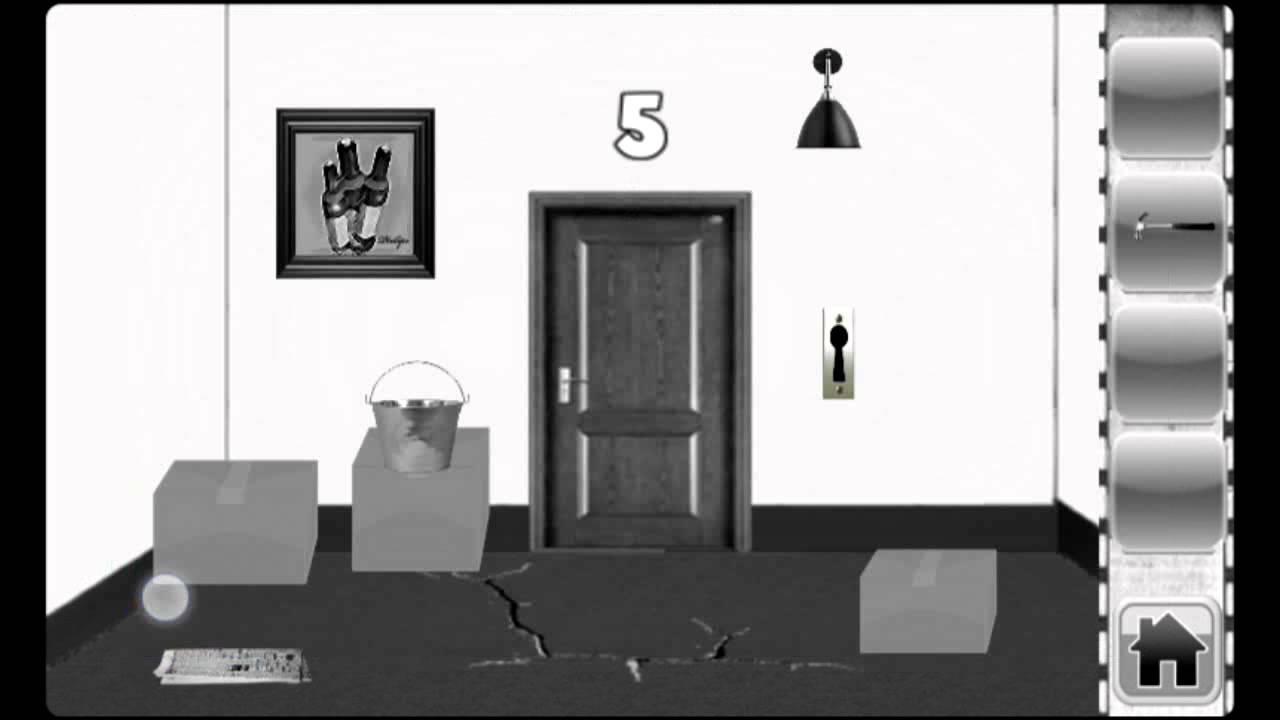 Can You Escape Black and White Level 5 Walkthrough - YouTube