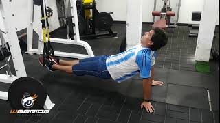 TRX reverse plank