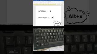 doctor and ieginier symbols #shortcutkey @shortform #windows #typing trending