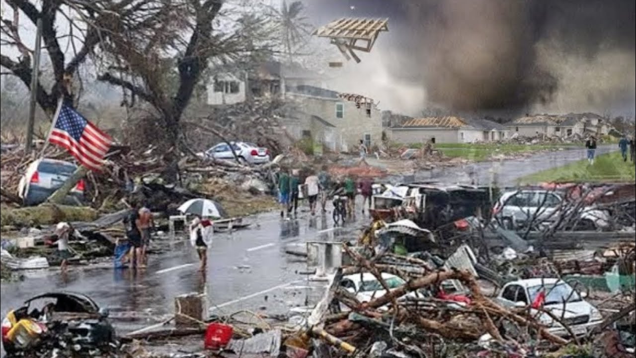 CHAOS in Texas , Again Violent Tornadoes With 175 Wind Speed Destroyed ...