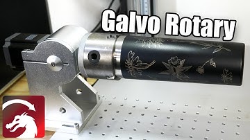 Galvo Laser Rotary Set Up