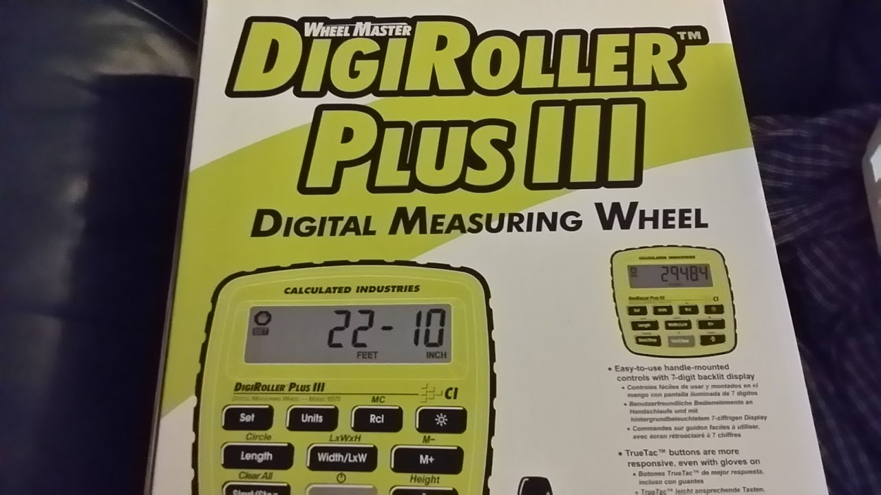 12.5 in. DigiRoller Plus III Digital Measuring Wheel, Model # 6575 ...