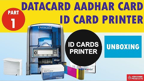 📦 DataCard Ep1 - SD360 PVC ID Card Printer Unboxing & Update | Abhishek Products | AbhishekID.com