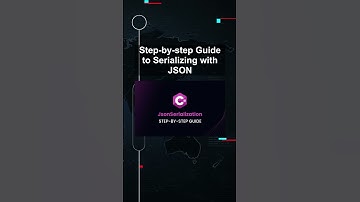 Step-by-step Guide to Serializing with JSON #ai #artificialintelligence #machinelearning #aiagent