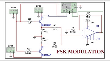 SIMULATION OF FSK MODULATION USING MULTISIM IN TAMIL