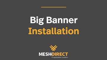 Big Banner Installation
