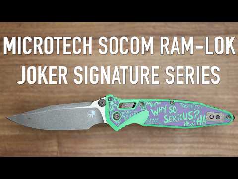 Microtech Socom Ram-Lok Joker Signature Series - Initial Impressions and Overview