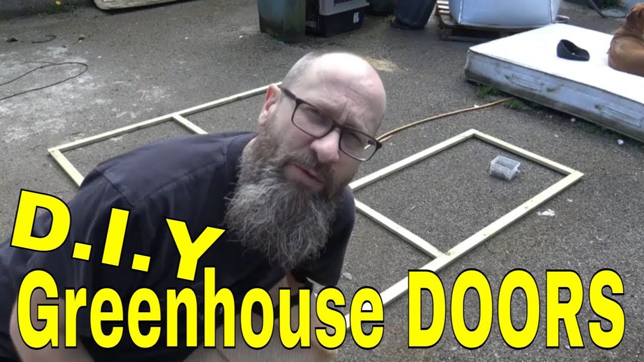 Framing Greenhouse Doors DIY Make Timber frames for You Polytunnel Or