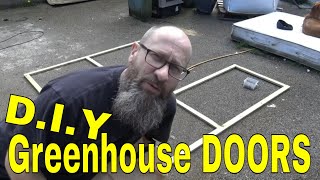 Framing Greenhouse Doors DIY Make Timber frames for You Polytunnel Or Greenhouse Easy
