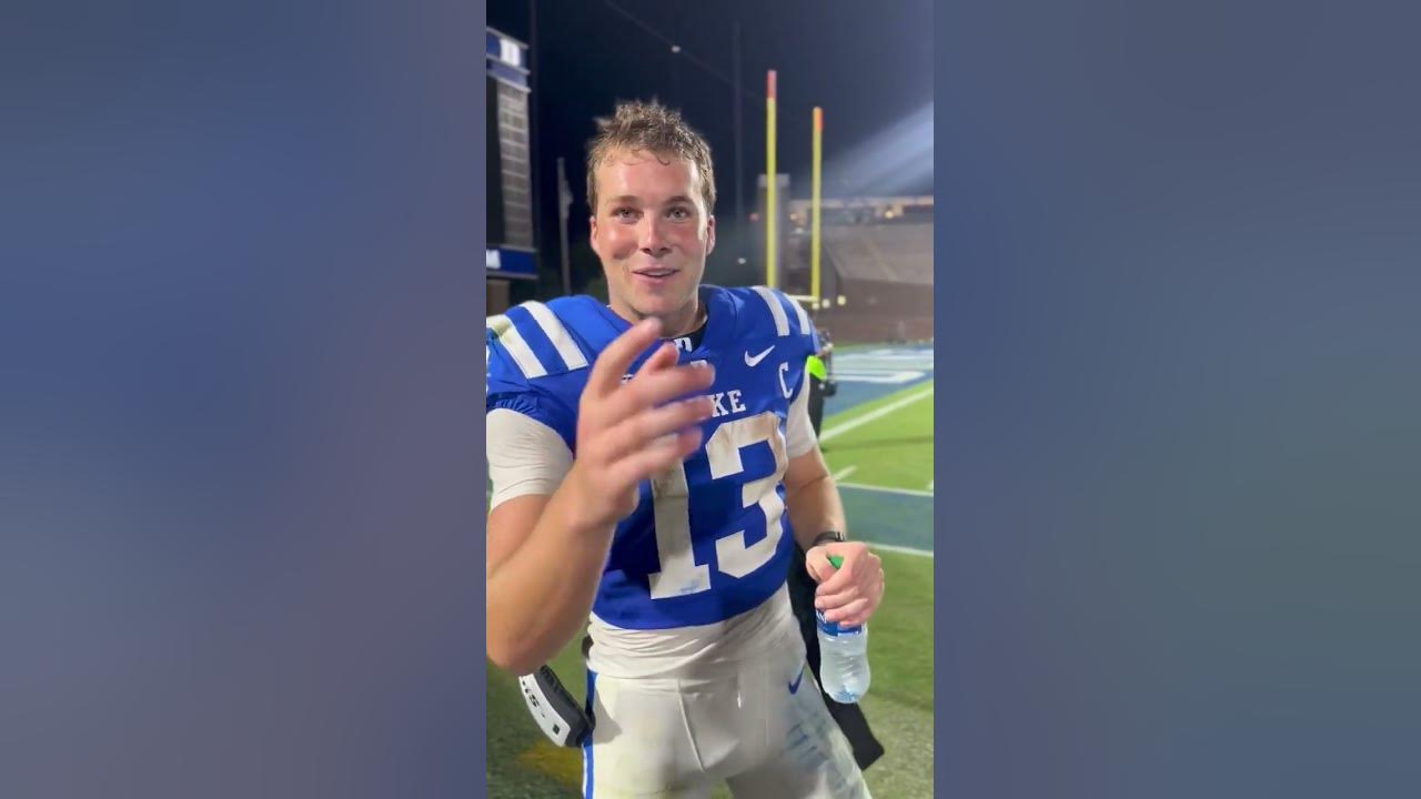 Riley Leonard: Duke QB asks professor for homework extension deadline after  momentous win – but is denied