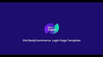 BodyCommerce Login/Register Page Template