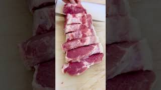 ‏قطع لحم حاشي silent meat food cooking steak beef lamb chef cuttingskills pork ??