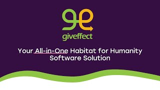 Habitat for Humanity Affiliates Share Their Experience With Giveffect