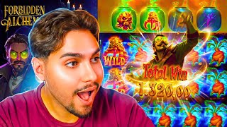 O NOVO JOGO DA PG ENTREGA MUITO BÔNUS? *Forbidden Alchemy Slot*