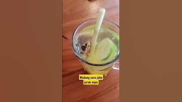 Wedang jahe sere jeruk nipis