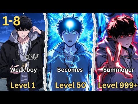 LAZY BOY BECOMES NUMBER ONE SUMMONER part 1-8 @ZBFLIX_1 #manhwa