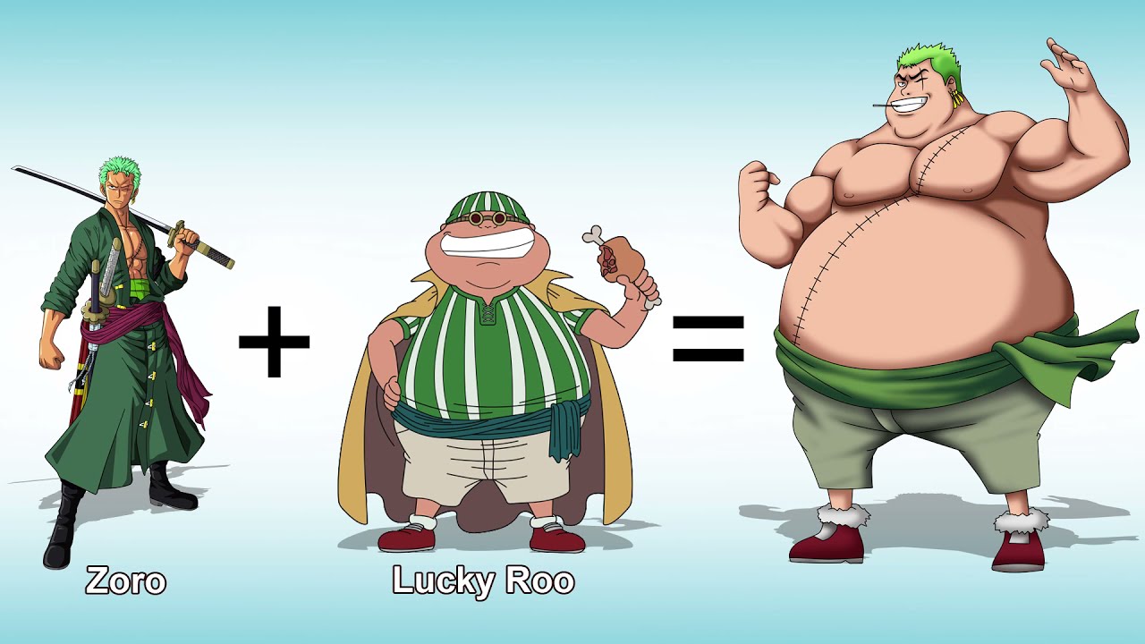 One Piece Characters Fusion Zoro Lucky Roo YouTube One Piece Characters Fusion Zoro Lucky Roo YouTube