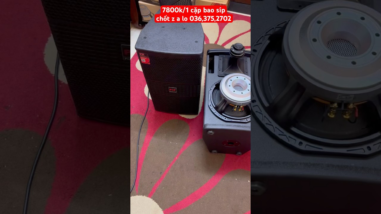 VIP khủng thật, Loa Full 30 PIF, hiwell từ 200 coil 100 + treble 450 neo, tiếng quá hay, oánh khoẻ