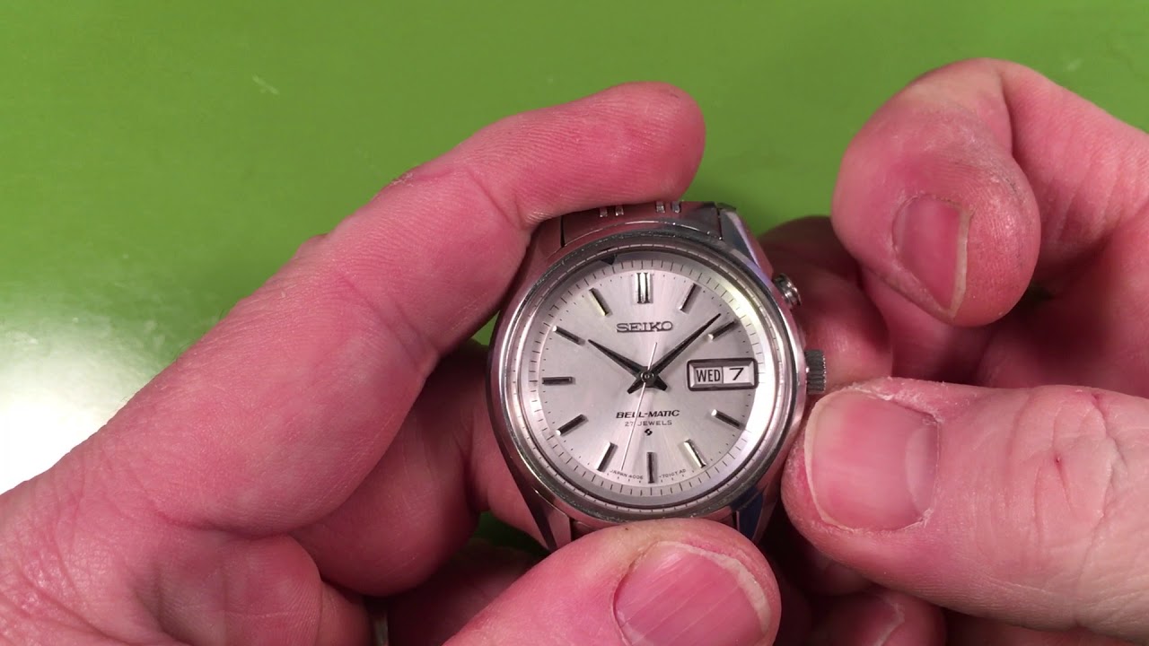 BRS Seiko 4006-7011 27j, does not need servicing - YouTube