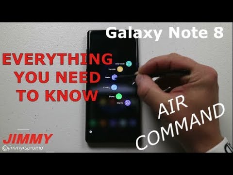 Galaxy note 8 air command