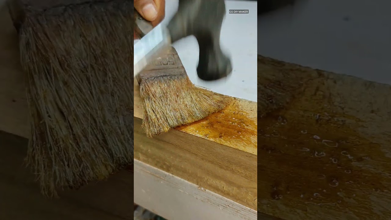 Repair old paint brush 