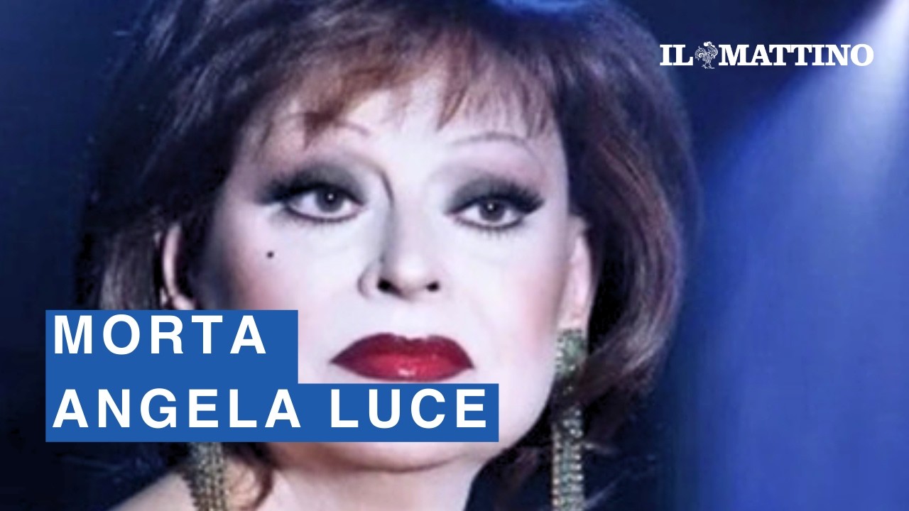 Morta Angela Luce, addio all'attrice e cantante napoletana