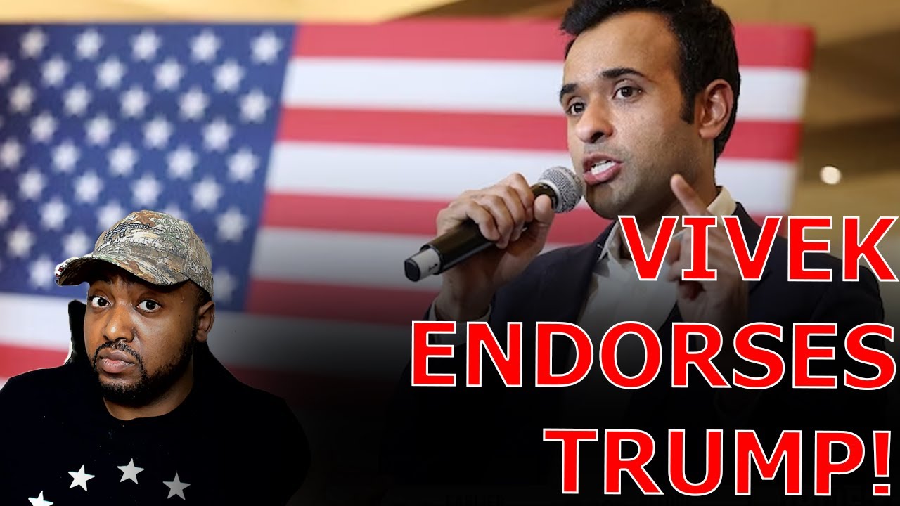 Vivek Ramaswamy DROPS OUT GOP Race And ENDORSES TRUMP As Nikki Haley Celebrates DEFEAT In Iowa!