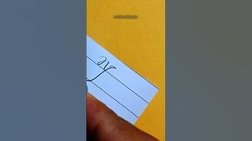 Writing "Yellow" using a pen 🖋️ 💛 #education #calligraphy #cursive #yellow #trending #shorts