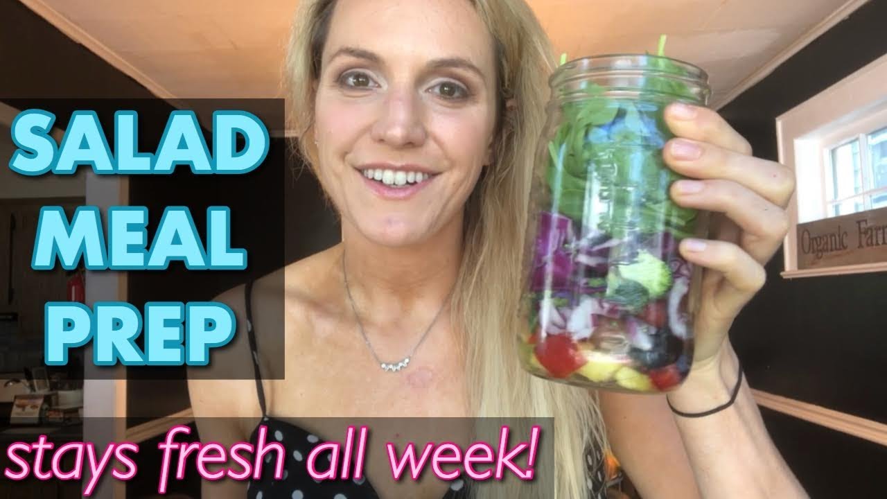 How To Meal Prep Salads In Jars - A Day In Candiland