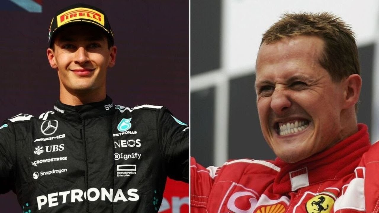 George Russell makes Michael Schumacher comparison as eyebrows raised on Mercedes claim