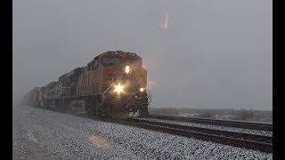 4K: SNOWY DAY IN TEHACHAPI 2-5-19