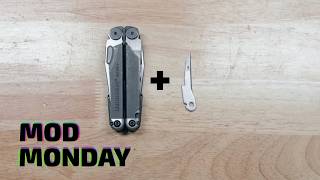 Adding an Awl to the Leatherman Wave