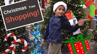 Christmas Tree Shopping at Lowes!
