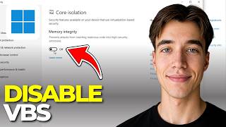 How to Disable VBS Virtualization-Based Security in Windows 11 | Tutorial 2026