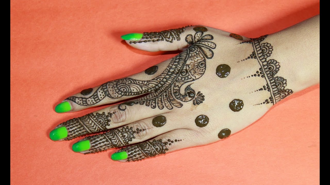 How To Draw Unique Simple Henna Design Best Mehndi Designs