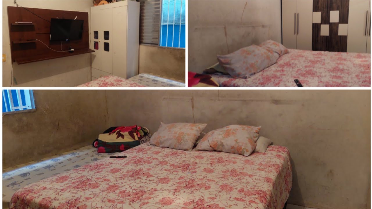 Dei Um Jeitinho Nesse Quarto   Com Uma Idéia para Nunca Mais Essas Paredes Ficarem Jurjas Ela Amou