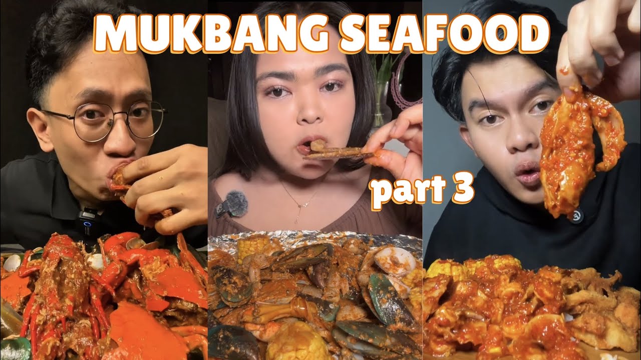 MUKBANG SEAFOOD🦞🦀🦐🦑 || part 3