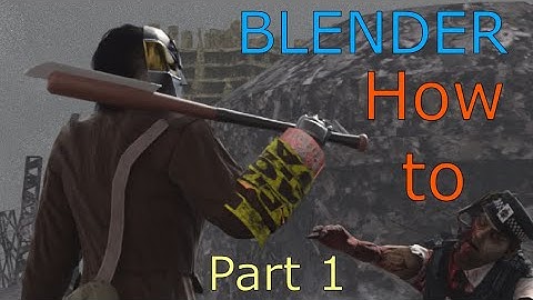 Blender - Part 1 | How To Make This Apocalyptic Baseball Bat (For Beginners)