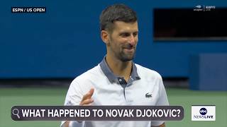 U.S. Open tennis: What happened to Novak Djokovic?