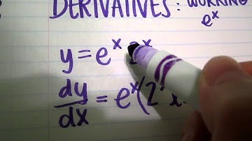 Find the derivative of y = (e^x)(2^x) - product rule!