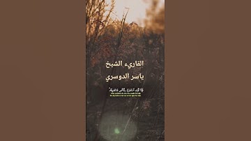 اكتب شيئا تؤجر عليه ❤️ 🖍 #القران_الكريم #المصحف #قران #راحة_نفسية  #تلاوة_خاشعة #ياسر_الدوسري