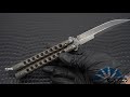 Biegler Bladeworks Balisong Rockstyle Blade W/ Holes Handle