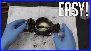 How to Service Throttle Body Housing and Plate Ford F150 4.6L V8 1997–2003 | EASY!